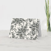 永久に感謝している手によって文字を入れられる結婚式は感謝していしています サンキューカード (裏面)