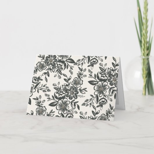 永久に感謝している手によって文字を入れられる結婚式は感謝していしています サンキューカード (裏面)