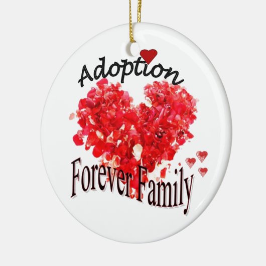 永久に採用家族のオーナメント セラミックオーナメント (左)