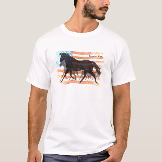 永久に放して下さい Tシャツ (正面)