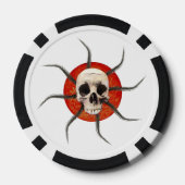永久に放射スカル ポーカーチップ (裏面)