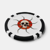 永久に放射スカル ポーカーチップ (シングル)