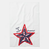 永久に星条旗! キッチンタオル (縦)