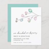 永久に決定された葉予算は日付を保存 (正面/裏面)