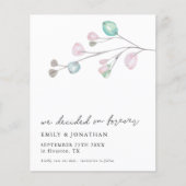 永久に決定された葉予算は日付を保存 (正面)