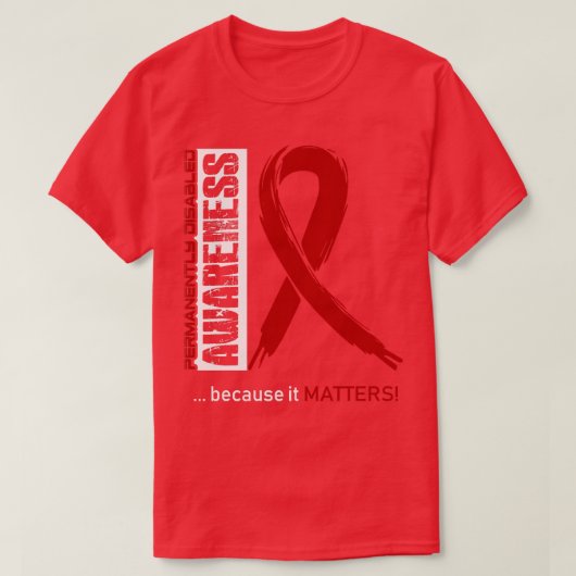 永久に無効になった認識度 Tシャツ (デザイン正面)