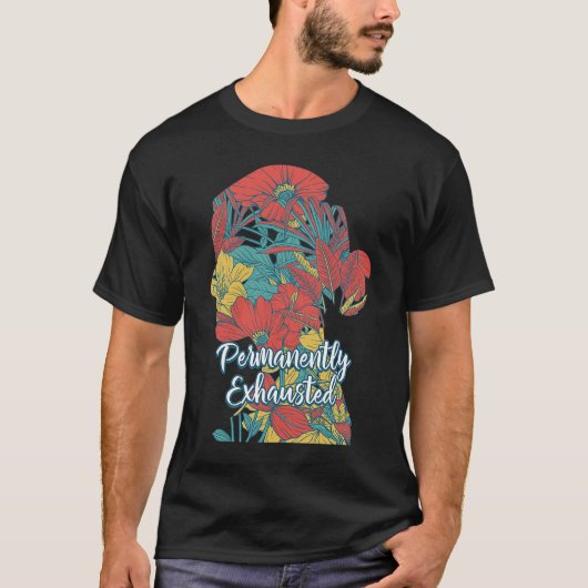 永久に疲れ親パパジョーク母パパPu Tシャツ (正面)