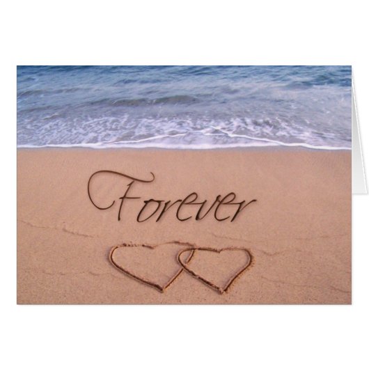 永久に砂のハート (正面横)