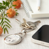 永久に私のハートペット記念品Keychainで キーホルダー (側面)