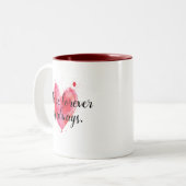 永久に私の常にマグ ツートーンマグカップ (正面左)