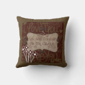 永久に私の常に枕 クッション (裏面)