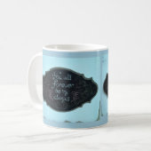 "永久に私の"マグ常にです コーヒーマグカップ (正面左)