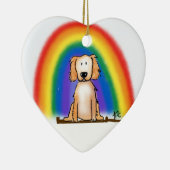 永久に私達のハートのオーナメントで セラミックオーナメント (右)