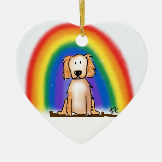 永久に私達のハートのオーナメントで セラミックオーナメント (正面)