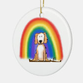 永久に私達のハートのオーナメントで セラミックオーナメント (左)