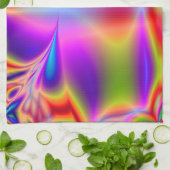 永久に色のフラクタル キッチンタオル (折り畳み)