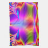 永久に色のフラクタル キッチンタオル (縦)