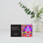 永久に色のフラクタル 名刺 (スタンド正面)