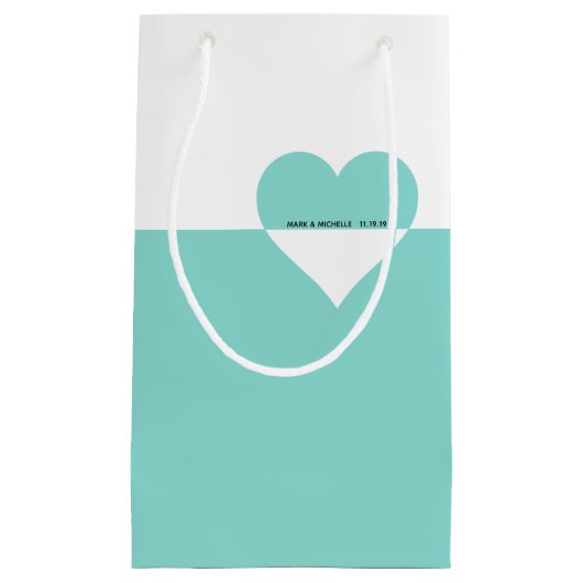 永久に花嫁及びCoあなた及び私ウェディングシャワーのパーティー スモールペーパーバッグ (正面)