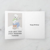 永久に若者(内部のイメージと) カード (内部)