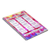 永久に蝶パーソナライズな家事ジャーナル ノートブック (右側)