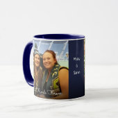 永久に親友2つの写真の聖なる書物、経典 マグカップ (正面左)