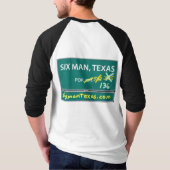 永久に6人3/4台の袖のjersey tシャツ (裏面)