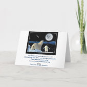 永久にBFFの親友の白くま及びペンギンカード カード (裏面)