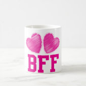 永久にBFFの親友!!! 素晴らしい! コーヒーマグカップ (中央)
