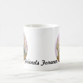 永久にGambelのウズラの友人 コーヒーマグカップ (中央)