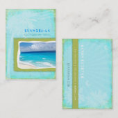 永久にGCのシャングリラのターコイズ 名刺 (正面/裏面)