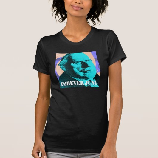 "永久にJung"の黒いTシャツ Tシャツ (正面)