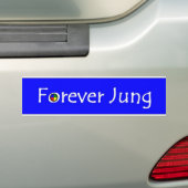 永久にJung (明白な) バンパーステッカー (車上)
