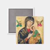 永久の磁石の我々の救済女性 マグネット (正面/裏面)