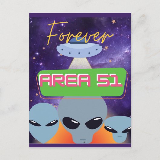 永久エリア51 ポストカード (正面)