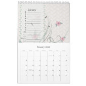 永久オランダ誕生日カレンダーヴィンテージレース カレンダー (1月 2026)