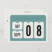 永久カレンダーセーブ・ザ・デート案内 案内ポストカード (正面/裏面)