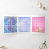 永久カレンダー3折カード 三つ折りカード (内部)