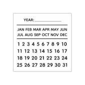 永久カレンダー ラバースタンプ (インプリント)