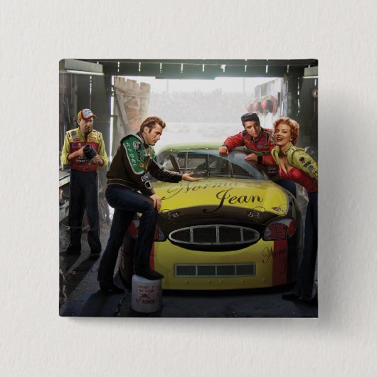 永久スピードウェイ2 缶バッジ (正面)