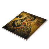 永久セラミック救済タイルの我々の女性 タイル (側面)