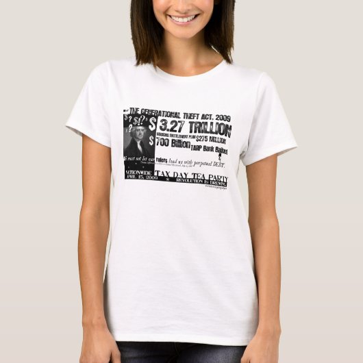永久債務シャツ Tシャツ (正面)