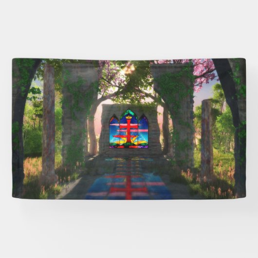 永久光イースターバナー 横断幕 (横)