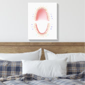 永久歯、成人歯科、キャンバス印刷 キャンバスプリント (インサイチュ (寝室))