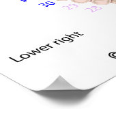 永久歯,成人歯科,番号,ポスター ポスター (角)