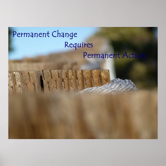 永久的な変更 ポスター (正面)