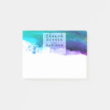 永久的な緑の水彩画のプロフェッショナルビジネス