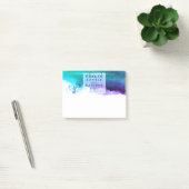 永久的な緑の水彩画のプロフェッショナルビジネス ポストイット (オフィス)