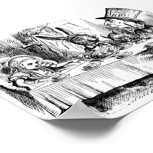 永久茶パーティーポスター ポスター (角)