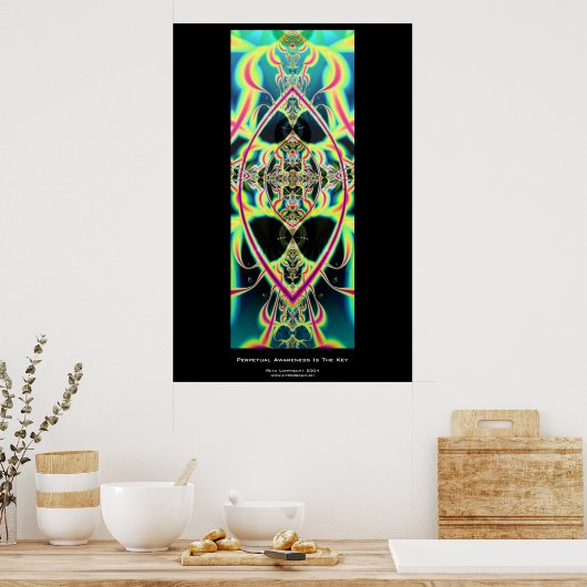 永久認識度は鍵 ポスター (キッチン)